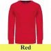 Kariban 475 Kids' Crew Neck Sweatshirt red